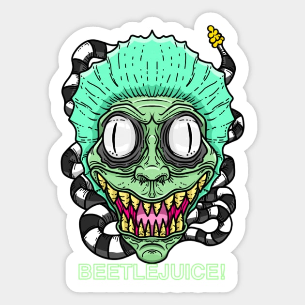 Beetle Juice Sticker by RDandI